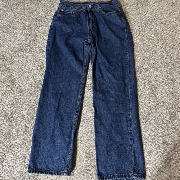 Levi’s 565 Relaxed Straight Fit Jeans Men’s 30x32 Blue Denim Mid Rise - Picture 1 of 9